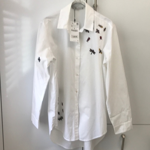 Zara | Tops | Zara Button Down Bug 